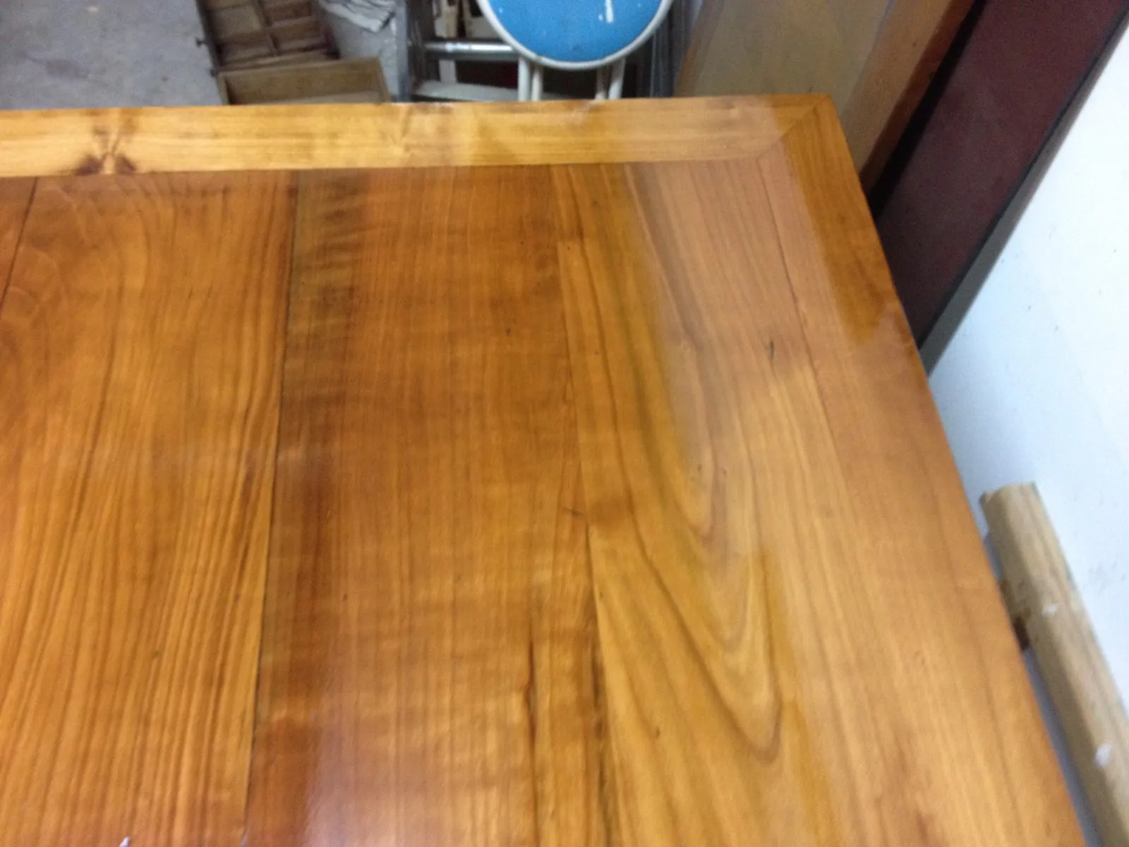 Restauration d'un plateau de table Henri II ; Epoque XXème