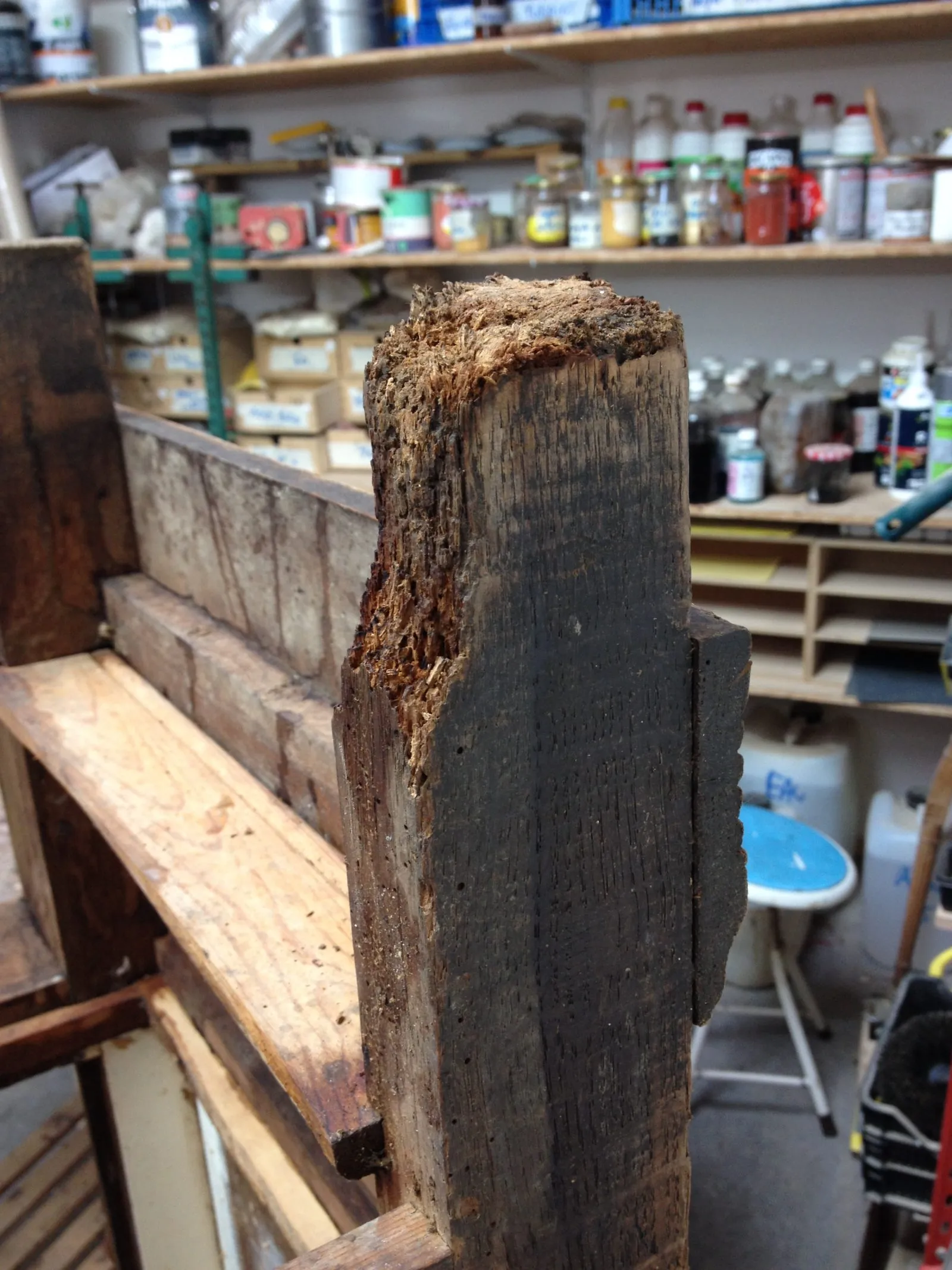 Restauration d'un buffet Henri II