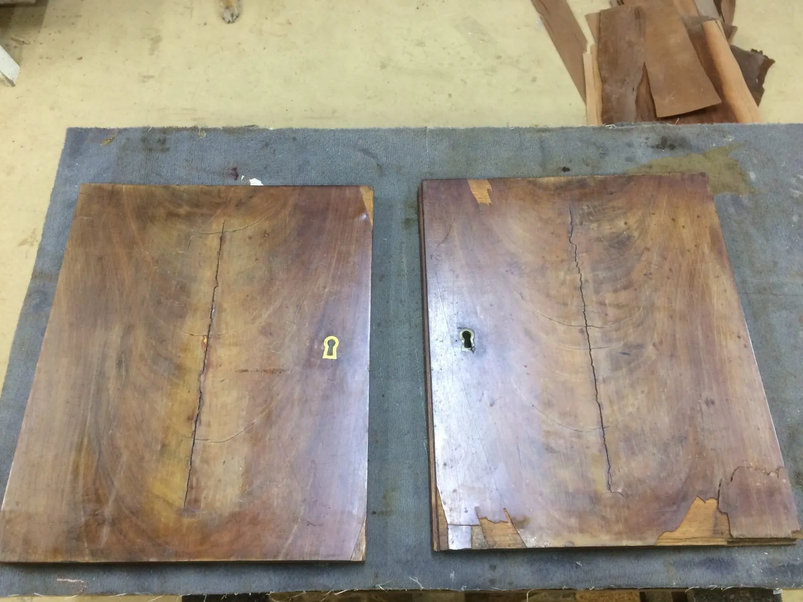 Secrétaire époque Restauration XIXème - Acajou de cuba