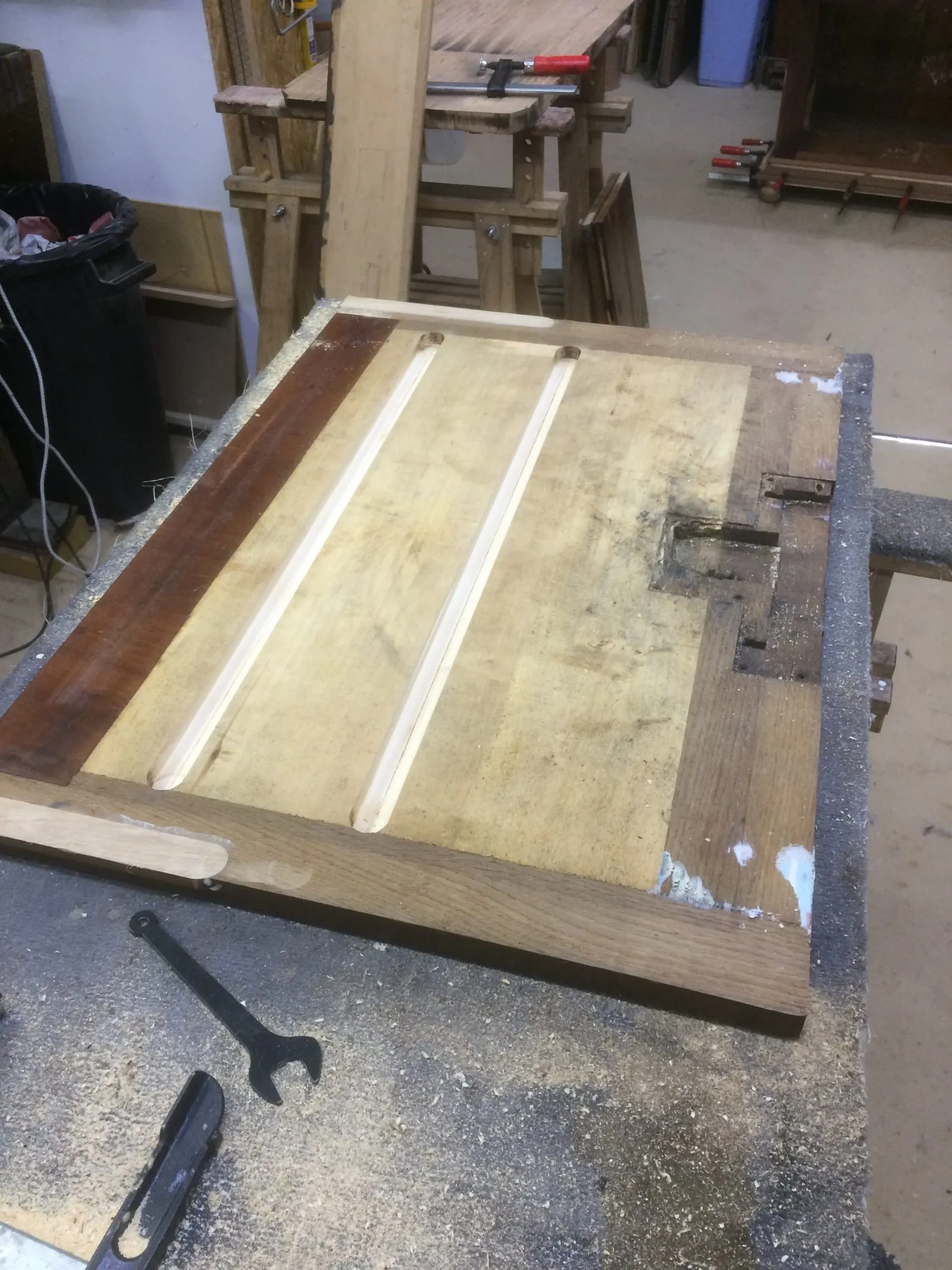 Secrétaire époque Restauration XIXème - Acajou de cuba