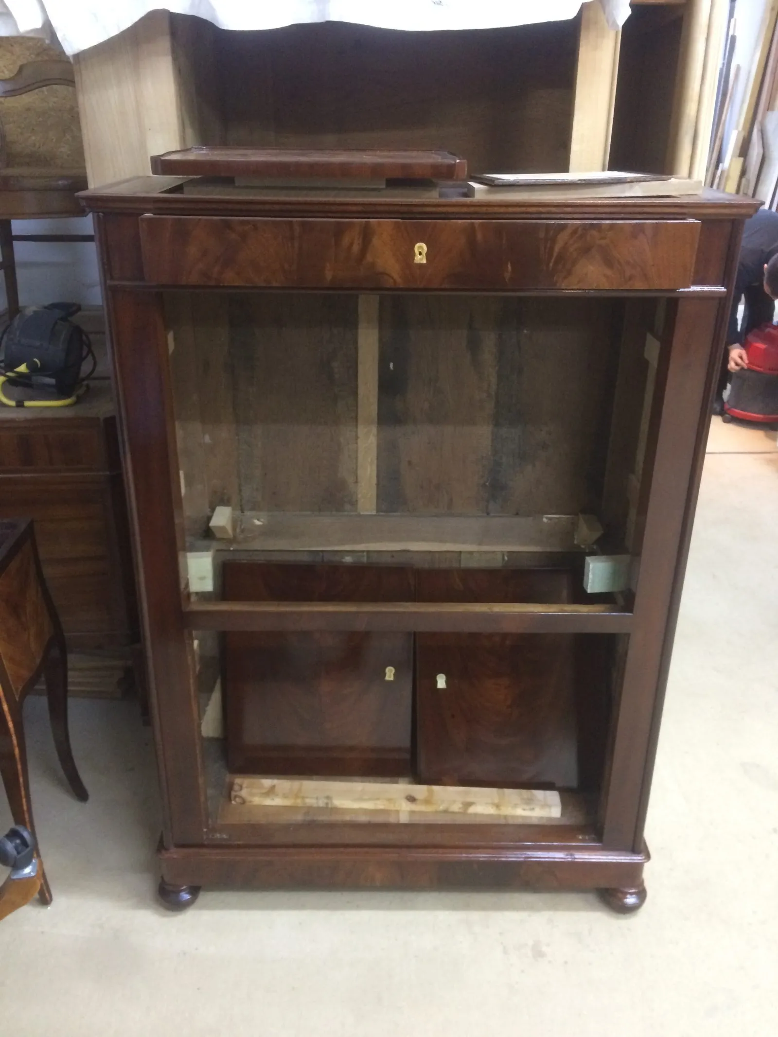 Secrétaire époque Restauration XIXème - Acajou de cuba