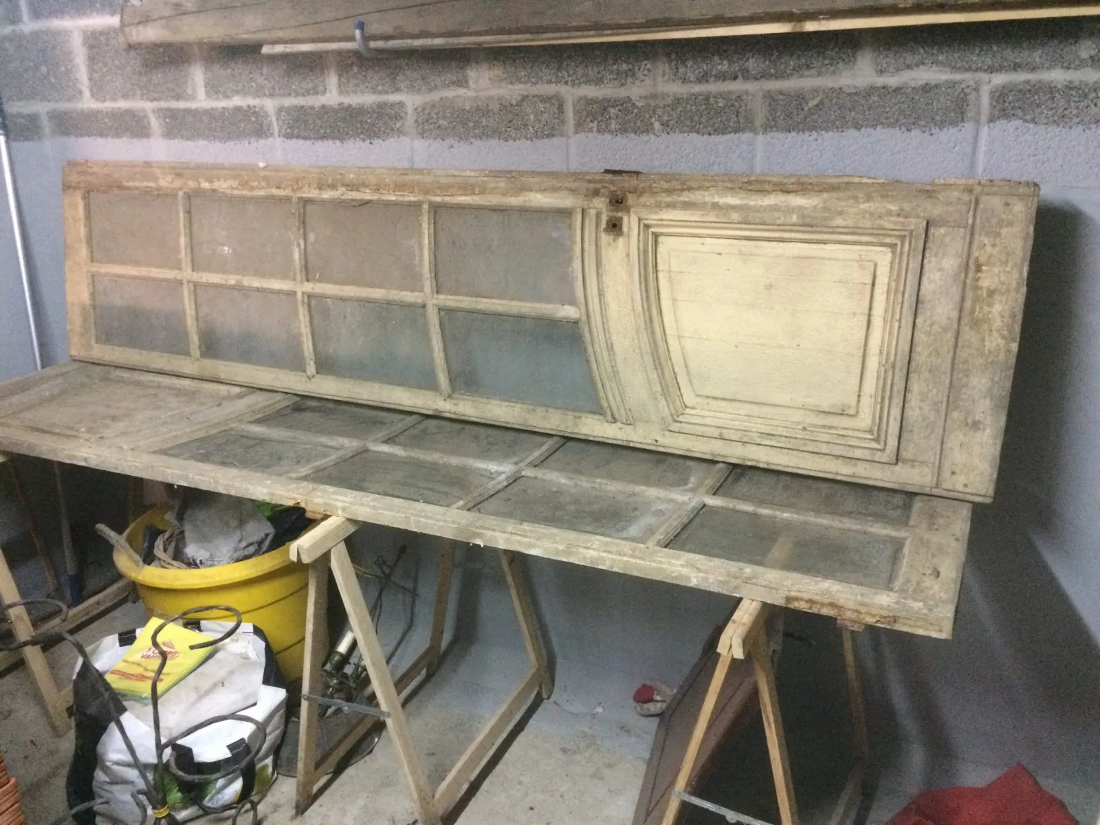 Restauration et adaptation de deux portes époque XIXème — avant restauration