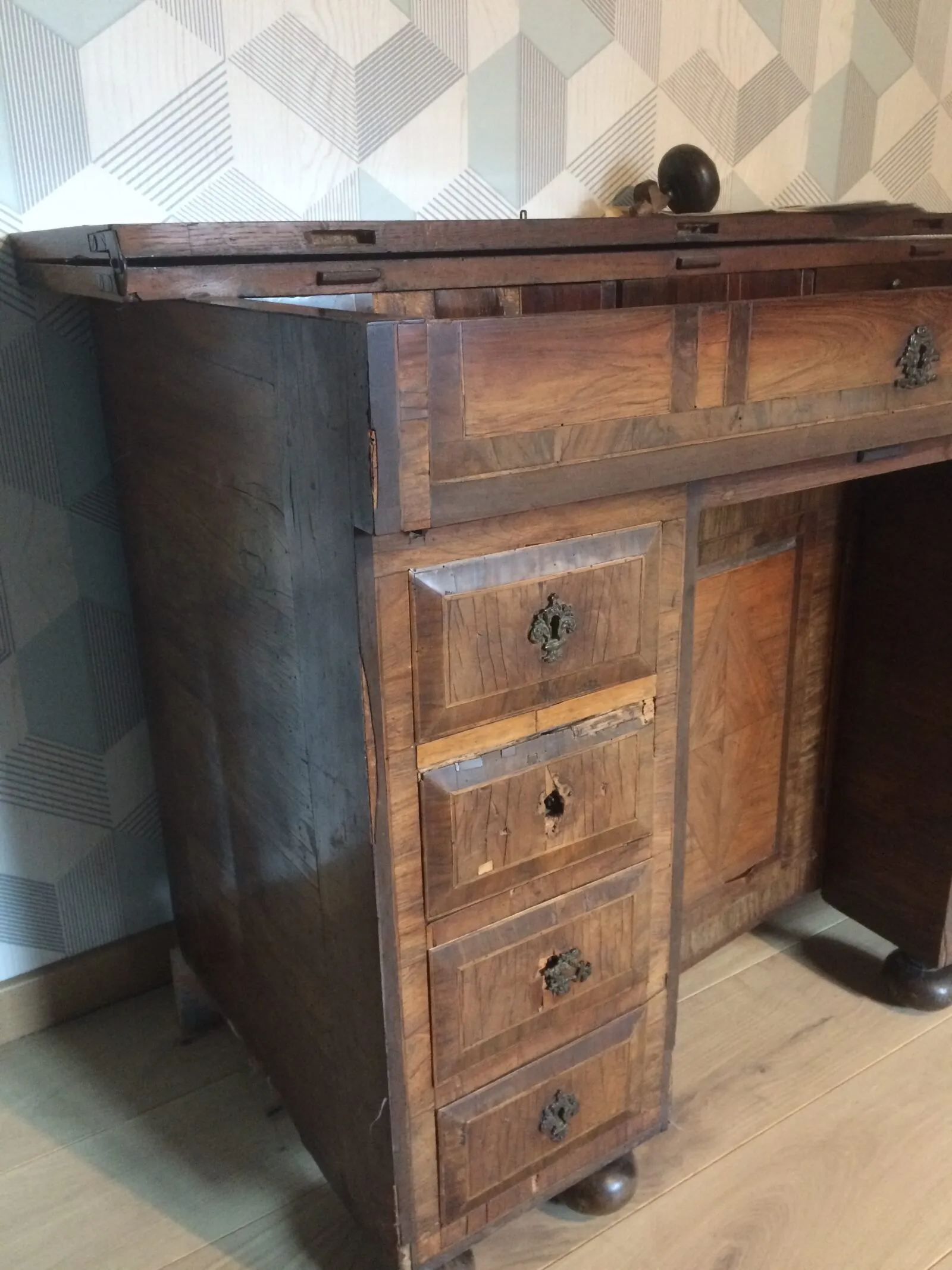 Bureau de changeur Mazarin époque XVIIème