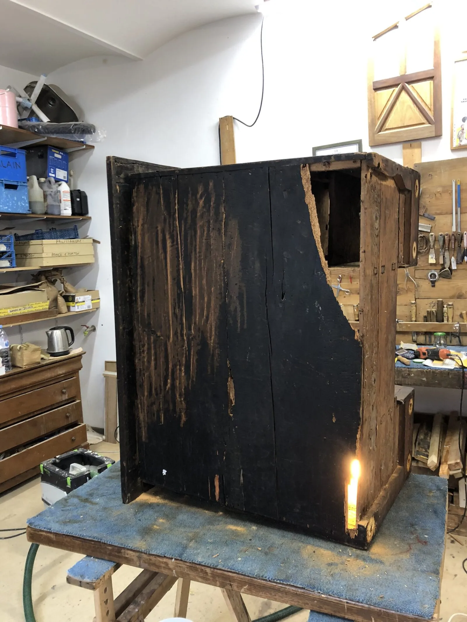 Bureau de changeur Mazarin époque XVIIème