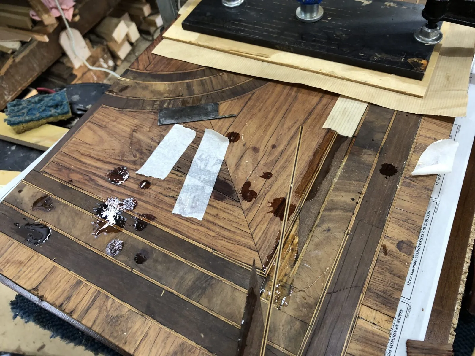 Bureau de changeur Mazarin époque XVIIème